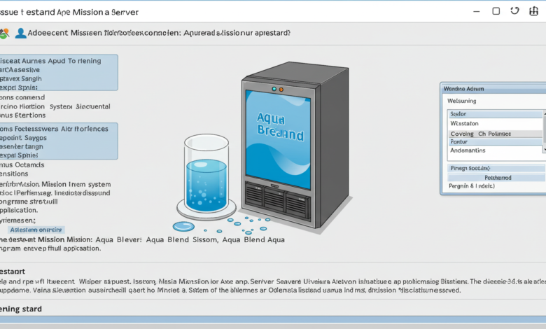 Restart the Adolescent Mission Aqua Blend Server : A Comprehensive Guide