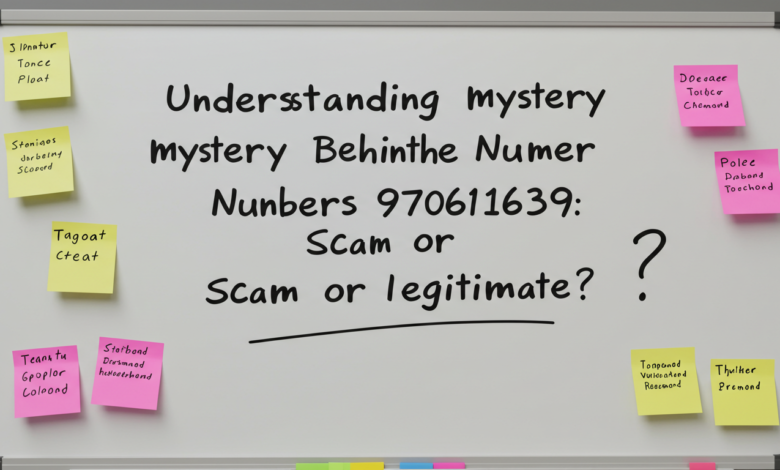 Understanding the Mystery Behind the Number 970616839: Scam or Legitimate?