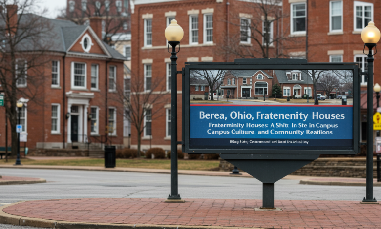 Berea Ohio Bans Fraternity Houses: A Shift in Campus Culture and Community Relations